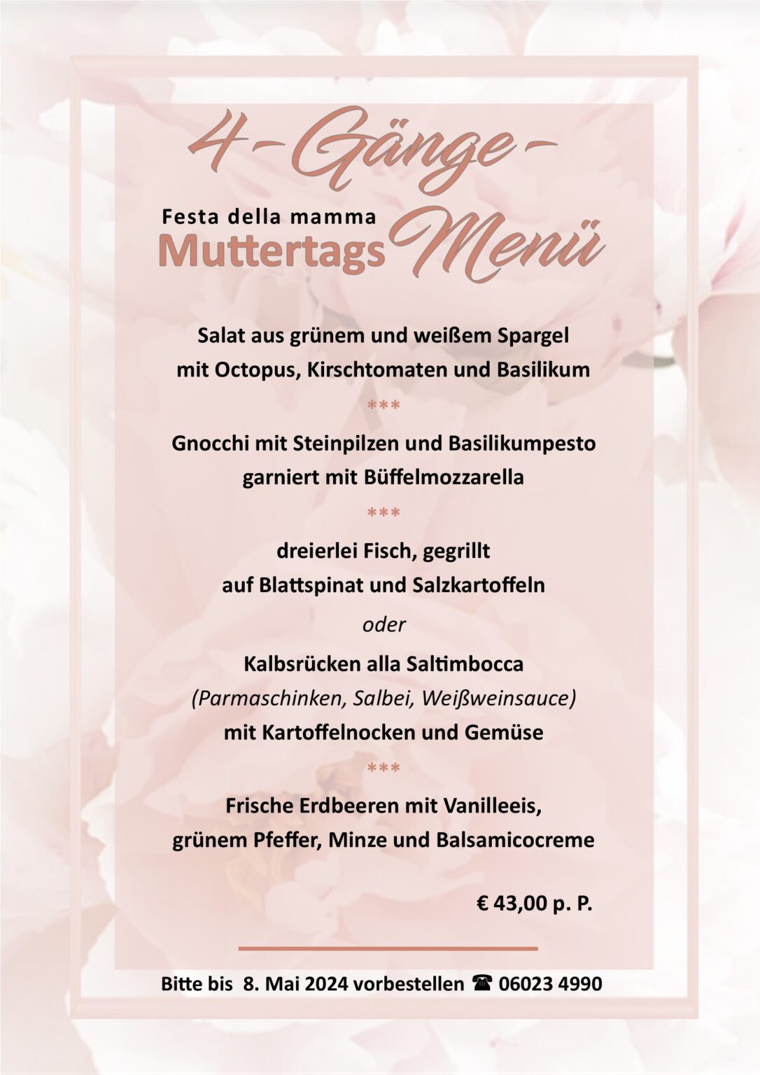 Aktionen Ristorante Sale & Pepe Alzenau